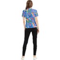 Bright Butterflies Circle In The Air Women s Short Sleeve Rash Guard View2