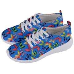 Bright Butterflies Circle In The Air Men s Lightweight Sports Shoes by SychEva