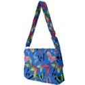 Bright Butterflies Circle In The Air Full Print Messenger Bag (S) View2