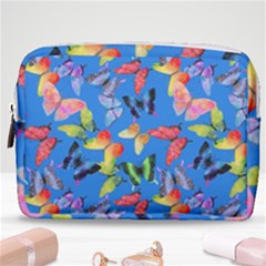 Bright Butterflies Circle In The Air Make Up Pouch (medium) by SychEva