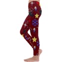 Krampus with Brat Red Kids  Lightweight Velour Leggings View2