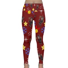 Krampus Kawaii Red Lightweight Velour Classic Yoga Leggings