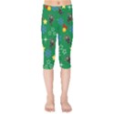 Krampus Kawaii Green Kids  Capri Leggings  View1