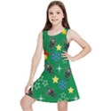 Krampus Kawaii Green Kids  Lightweight Sleeveless Dress View1