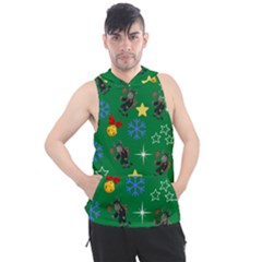 Krampus Kawaii Green Men s Sleeveless Hoodie