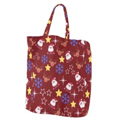 Santa Red Giant Grocery Tote by NerdySparkleGoth