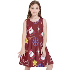 Santa Red Kids  Skater Dress by NerdySparkleGoth