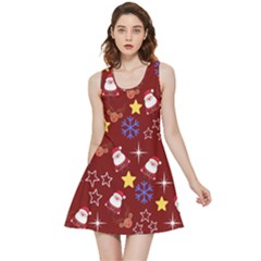 Santa Red Inside Out Reversible Sleeveless Dress