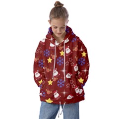 Santa Red Kids  Oversized Hoodie by NerdySparkleGoth