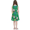 Santa Green Kids  Skater Dress View4