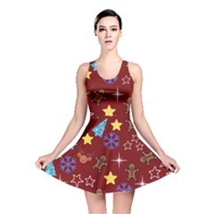 Gingy Red Reversible Skater Dress