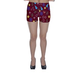 Gingy Red Skinny Shorts by NerdySparkleGoth