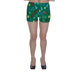 Gingy Green Skinny Shorts by NerdySparkleGoth