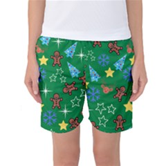 Gingy Green Women s Basketball Shorts by NerdySparkleGoth