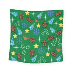 Gingy Green Square Tapestry (small)