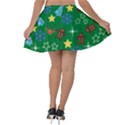 Gingy Green Velvet Skater Skirt View2