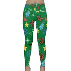 Gingy Green Lightweight Velour Classic Yoga Leggings by NerdySparkleGoth