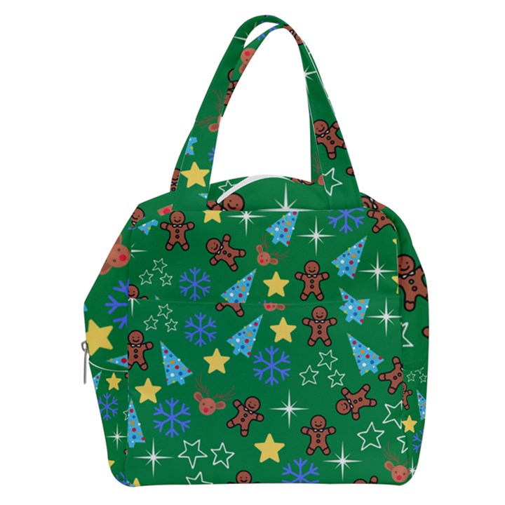 Gingy Green Boxy Hand Bag