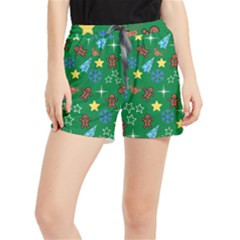 Gingy Green Runner Shorts by NerdySparkleGoth