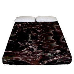 Shotgun Mandala Fitted Sheet (california King Size) by MRNStudios