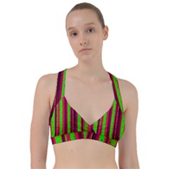 Warped Stripy Dots Sweetheart Sports Bra by essentialimage365