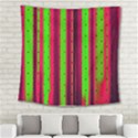 Warped Stripy Dots Square Tapestry (Large) View2