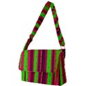 Warped Stripy Dots Full Print Messenger Bag (S) View1