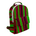 Warped Stripy Dots Flap Pocket Backpack (Small) View2