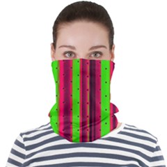 Warped Stripy Dots Face Seamless Bandana (adult) by essentialimage365