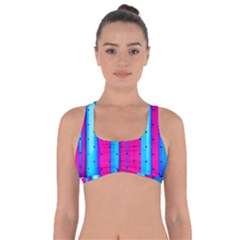 Warped Stripy Dots Got No Strings Sports Bra by essentialimage365