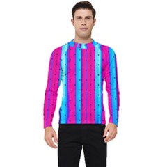 Warped Stripy Dots Men s Long Sleeve Rash Guard by essentialimage365