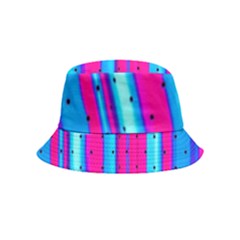 Warped Stripy Dots Bucket Hat (kids) by essentialimage365