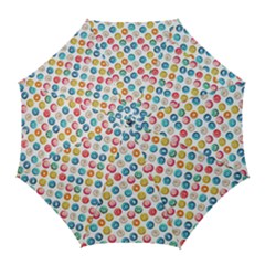 Multicolored Sweet Donuts Golf Umbrellas by SychEva