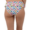 Multicolored Sweet Donuts Frill Bikini Bottom View2