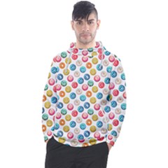 Multicolored Sweet Donuts Men s Pullover Hoodie by SychEva