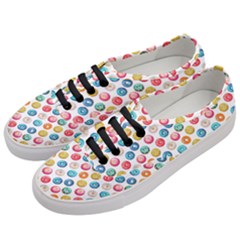 Multicolored Sweet Donuts Women s Classic Low Top Sneakers by SychEva