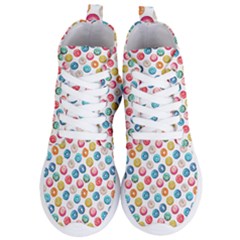 Multicolored Sweet Donuts Women s Lightweight High Top Sneakers