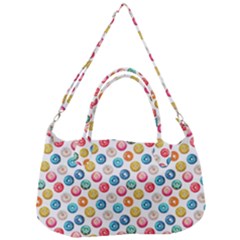 Multicolored Sweet Donuts Removal Strap Handbag by SychEva