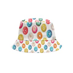 Multicolored Sweet Donuts Inside Out Bucket Hat (kids)