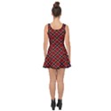 Dark red tartan, retro buffalo plaid, tiled pattern Inside Out Casual Dress View2