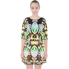 375 Chroma Digital Art Custom Pocket Dress by Drippycreamart