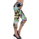 375 Chroma Digital Art Custom Lightweight Velour Capri Leggings  View4