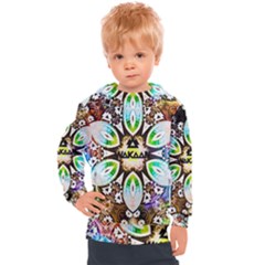 375 Chroma Digital Art Custom Kids  Hooded Pullover by Drippycreamart