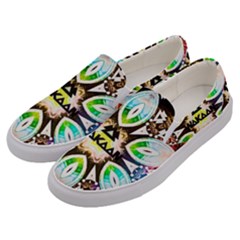 375 Chroma Digital Art Custom Men s Canvas Slip Ons