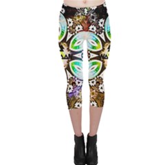 375 Chroma Digital Art Custom Capri Leggings 