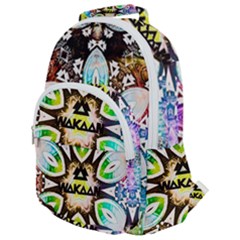 375 Chroma Digital Art Custom Rounded Multi Pocket Backpack by Drippycreamart