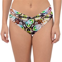 375 Chroma Digital Art Custom Double Strap Halter Bikini Bottom