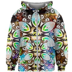 375 Chroma Digital Art Custom Kids  Zipper Hoodie Without Drawstring by Drippycreamart