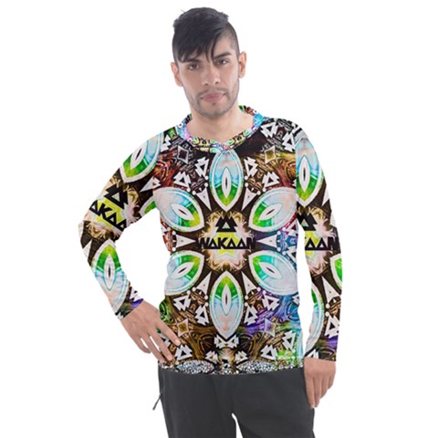 375 Chroma Digital Art Custom Men s Pique Long Sleeve Tee by Drippycreamart