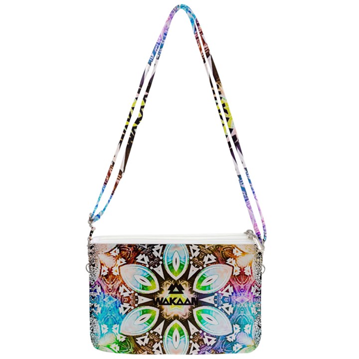 375 Chroma Digital Art Custom Double Gusset Crossbody Bag